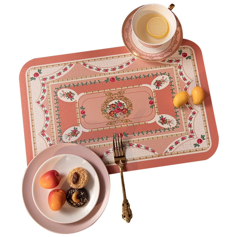 Rose leather meal mat wash-free waterproof and oil-proof ceremony sense Western food mat desktop insulation plate mat bowl mat
Rose leather meal mat wash-free waterproof and oil-proof ceremony sense Western food mat desktop insulation plate mat bowl mat