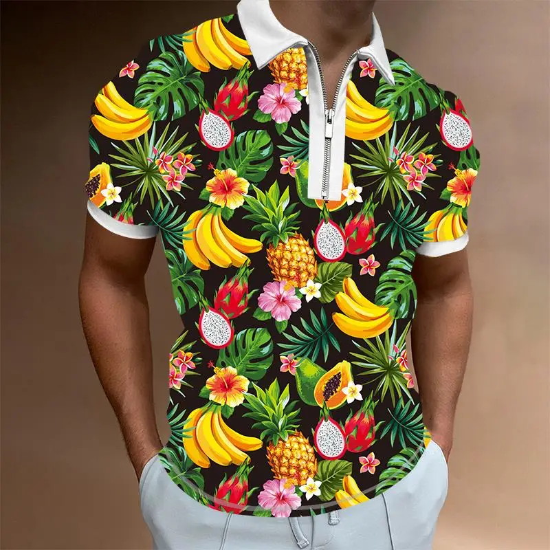 men's Hawaiian Beach Polo Shirt Floral Fruit Print Shirts Tops Casual Short Sleeve Summer Holiday Vacation Fashion Plus size
men's Hawaiian Beach Polo Shirt Floral Fruit Print Shirts Tops Casual Short Sleeve Summer Holiday Vacation Fashion Plus size