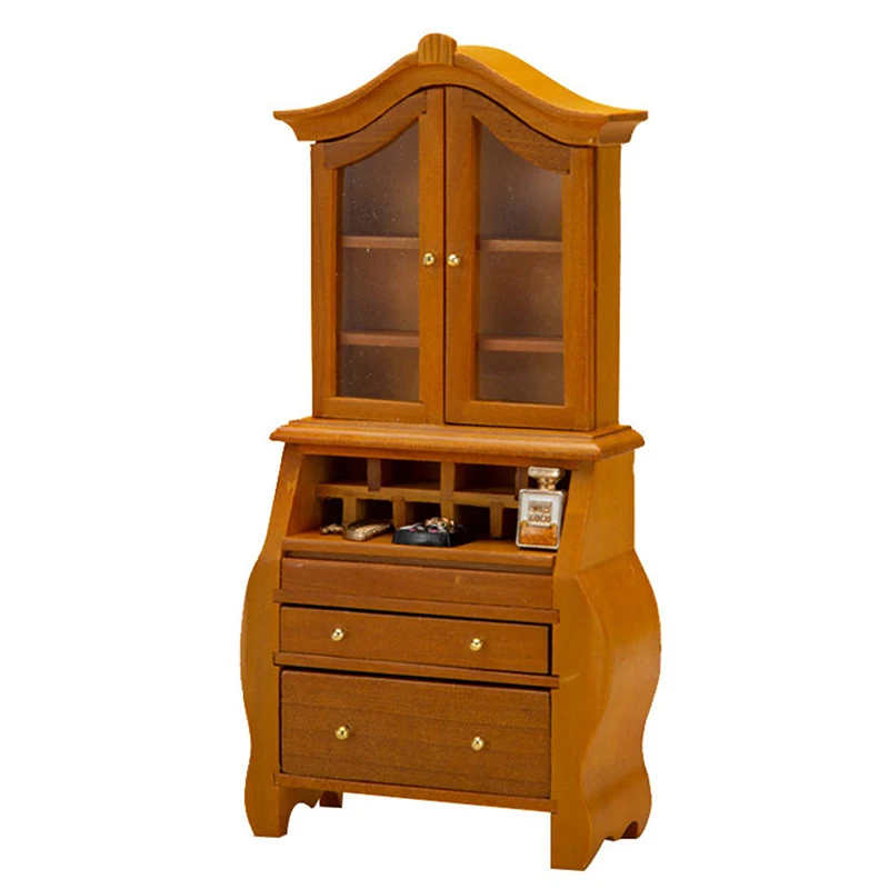 1pc 1:12 Dollhouse Miniature Home Furniture Toy Wooden Bookcase Showcase Storage Cabinet Locker Display Cabinet Dollhouse Decor
1pc 1:12 Dollhouse Miniature Home Furniture Toy Wooden Bookcase Showcase Storage Cabinet Locker Display Cabinet Dollhouse Decor