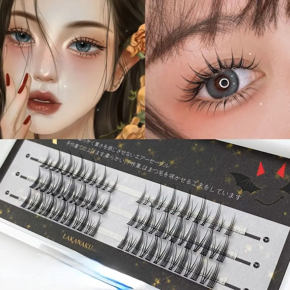 Индивидуальные ресницы, пушистые натуральные сегментированные ресницы, пучки COS, маленький дьявол, искусственные ресницы 3D, макияж 
Индивидуальные ресницы, пушистые натуральные сегментированные ресницы, пучки COS, маленький дьявол, искусственные ресницы 3D, макияж