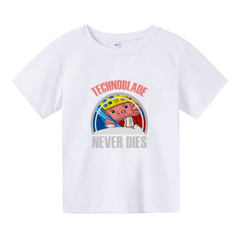 Technoblade Never Dies T-Shirt Kawaii Girls Dream SMP Tshirt Children's Casual Short Sleeve Kids 100%cotton Top Boys Graphic Tee
Technoblade Never Dies T-Shirt Kawaii Girls Dream SMP Tshirt Children's Casual Short Sleeve Kids 100%cotton Top Boys Graphic Tee