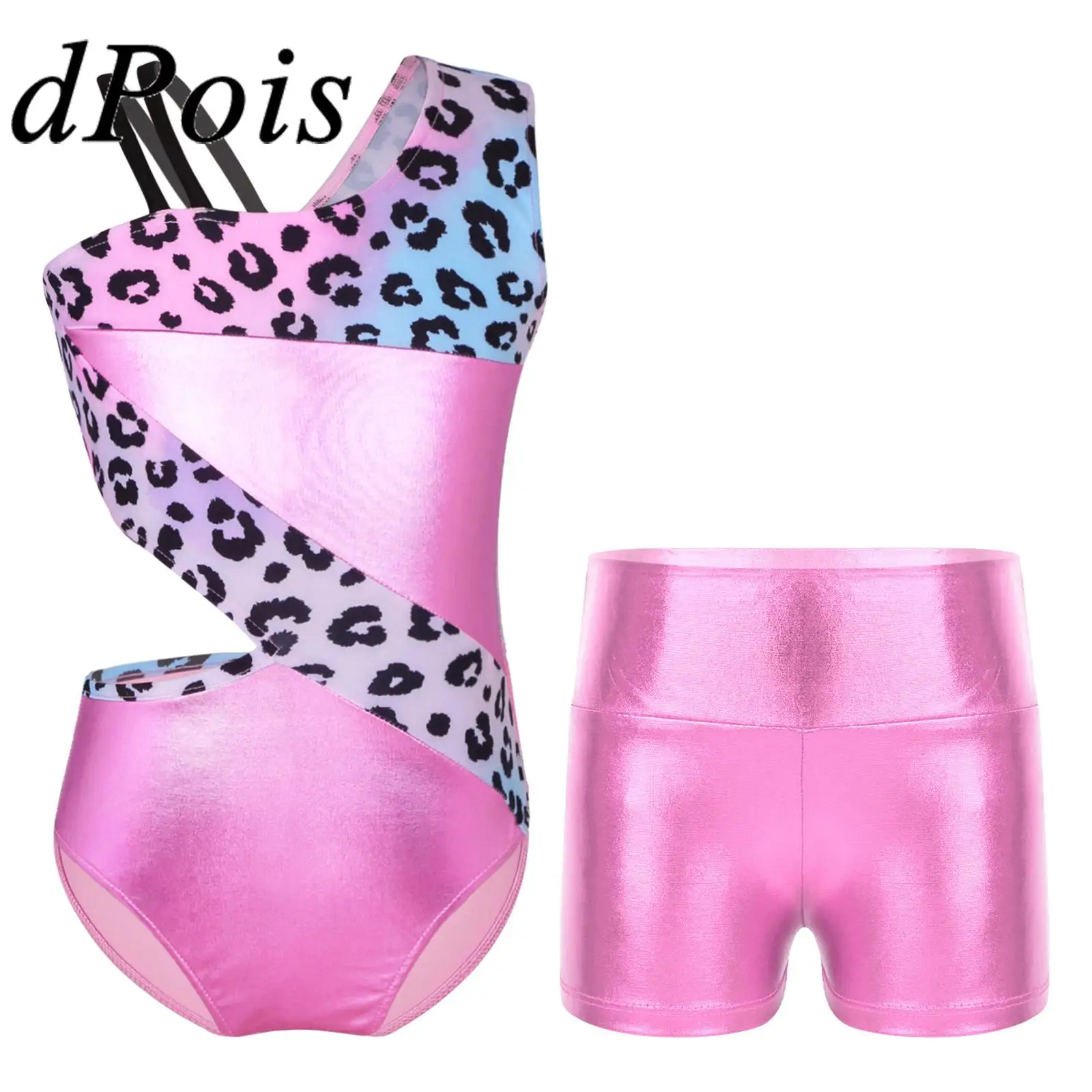 Kids Girls Printed Sleeveless Gymnastics Jumpsuit + Shorts Stage Costume Teens Ballet Dance Leotards Children Dancewear Sets
Kids Girls Printed Sleeveless Gymnastics Jumpsuit + Shorts Stage Costume Teens Ballet Dance Leotards Children Dancewear Sets