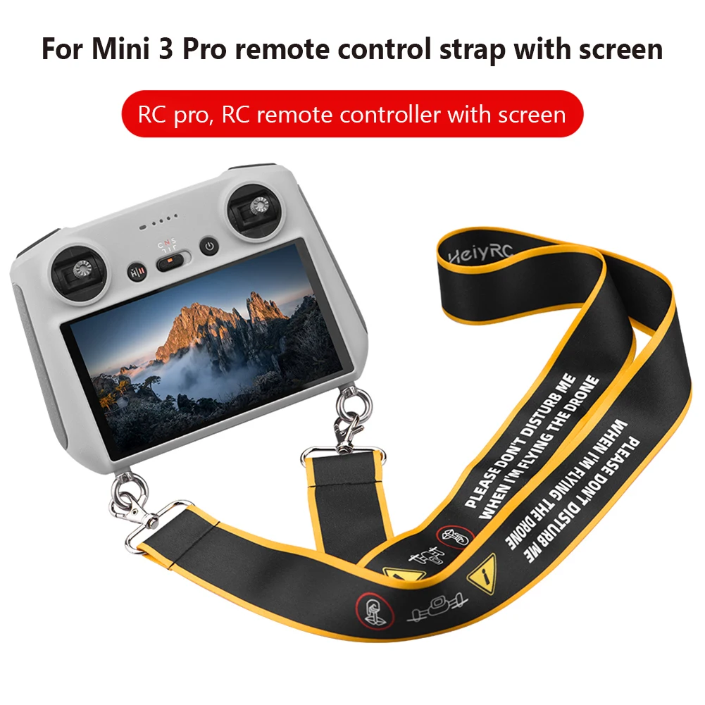 For DJI MINI 3 PRO RC Accessories RC Remote Controller with Screen Lanyard Neck Strap Safety Hanging Sling Belt suitable length
For DJI MINI 3 PRO RC Accessories RC Remote Controller with Screen Lanyard Neck Strap Safety Hanging Sling Belt suitable length