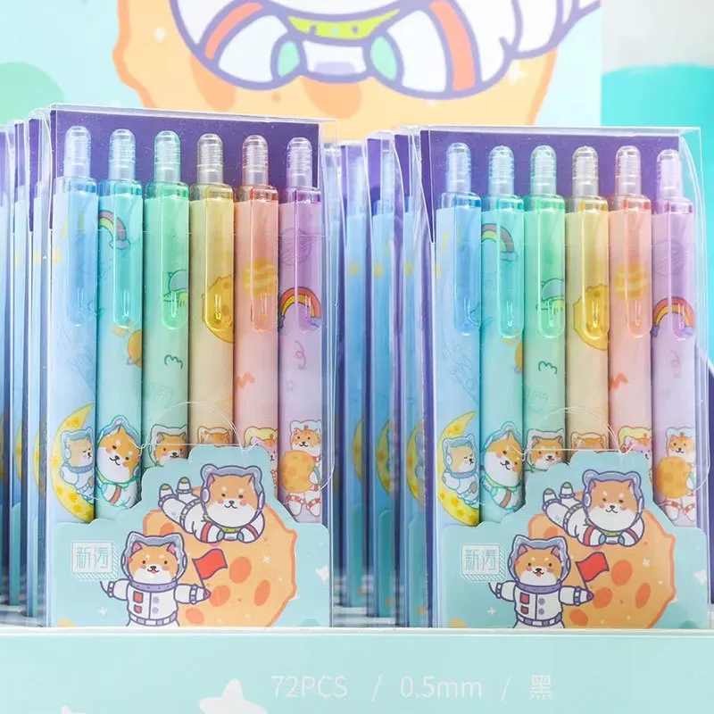 6 pcs/set Kawaii Interstellar Dog Mechanical Gel Ink Pen Cute School Office Writing Supplies Stationery Decor Gift Students
6 pcs/set Kawaii Interstellar Dog Mechanical Gel Ink Pen Cute School Office Writing Supplies Stationery Decor Gift Students
