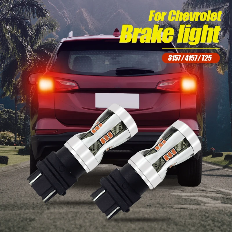 2pcs LED Brake Light Blub Lamp 3157 3057 P27/7W For Chevrolet Tahoe Colorado Malibu Orlando Corvette Equinox Impala Express 1500
2pcs LED Brake Light Blub Lamp 3157 3057 P27/7W For Chevrolet Tahoe Colorado Malibu Orlando Corvette Equinox Impala Express 1500