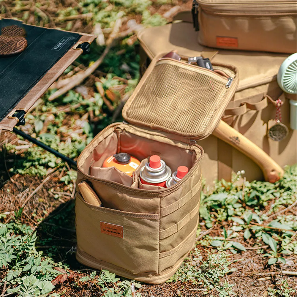 Outdoor Storage Bag Waterproof Oxford Cloth Double Zipper Mesh Pocket Camping Picnic Cookware Tableware Multifunctional Bag
Outdoor Storage Bag Waterproof Oxford Cloth Double Zipper Mesh Pocket Camping Picnic Cookware Tableware Multifunctional Bag