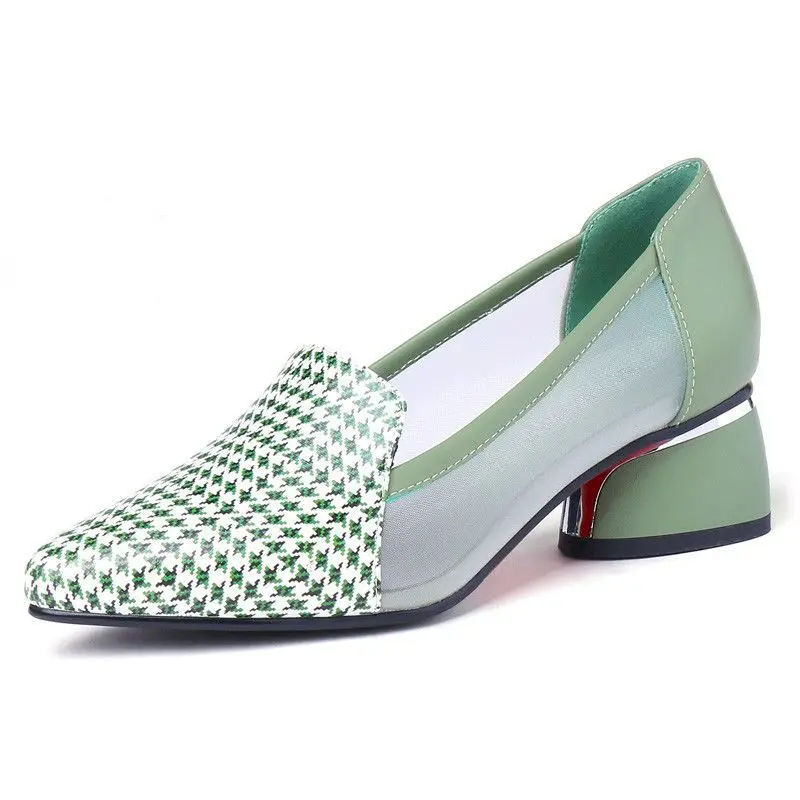 Туфли Ricaqico женские на толстом каблуке, дышащие сетчатые, без застежки, круглый носок, модная обувь, весна-лето 2022
Туфли Ricaqico женские на толстом каблуке, дышащие сетчатые, без застежки, круглый носок, модная обувь, весна-лето 2022