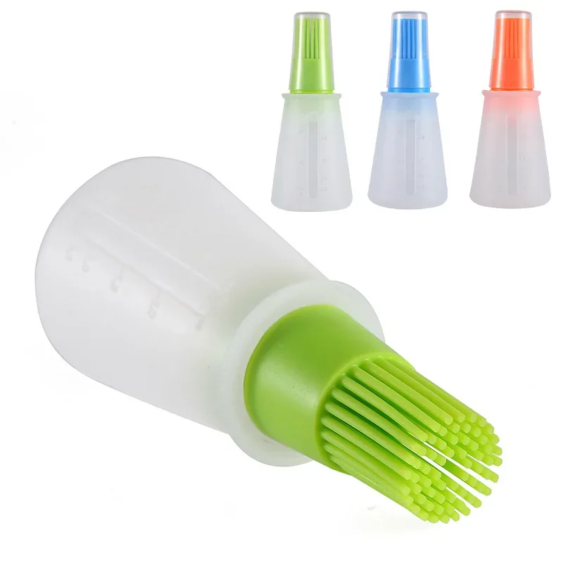 Baking oil brush Silicone Oil Bottle with Cap Barbecue Brush with Scale Sauce Butter Brush Kitchen cooking accessory
Baking oil brush Silicone Oil Bottle with Cap Barbecue Brush with Scale Sauce Butter Brush Kitchen cooking accessory