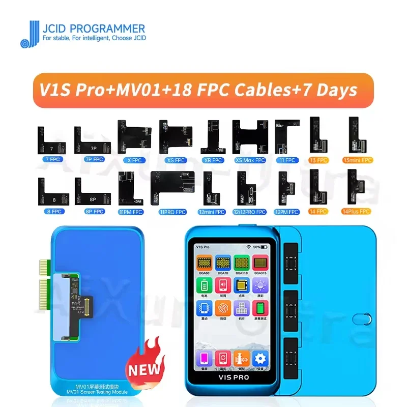 JC JCID V1S PRO MV01 Модуль тестирования экрана для iPhone X 11 12 13 14 15 Pro Max Plus MINI Дисплей