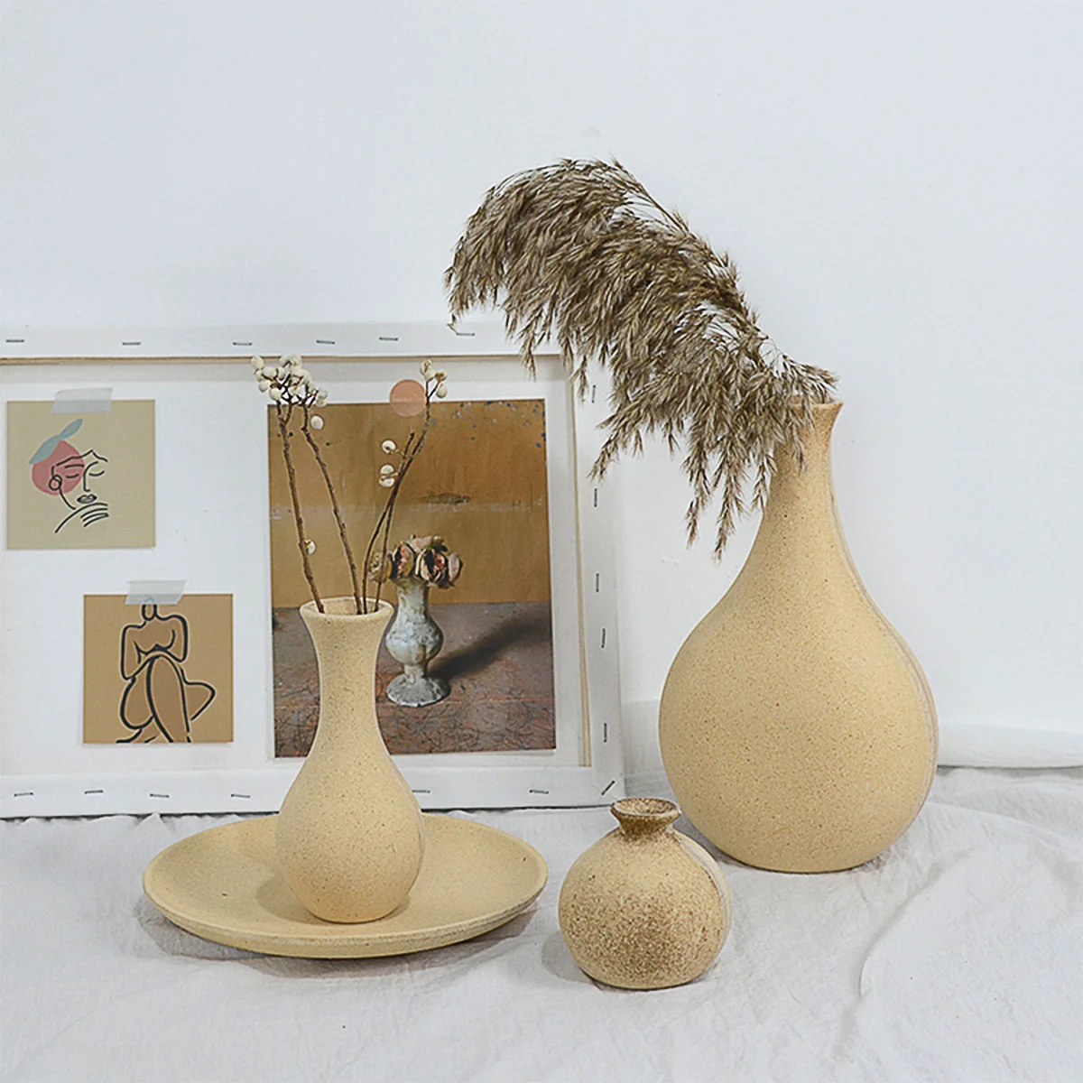 2 Pcs White Body Vase Model Home Novel Wooden Flower Bottle Pots Indoor Plants Graffiti DIY Clay Mold Stand Embryo Arrangement
2 Pcs White Body Vase Model Home Novel Wooden Flower Bottle Pots Indoor Plants Graffiti DIY Clay Mold Stand Embryo Arrangement