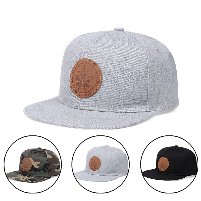 New Leather Maple Leaf Decorate Baseball Cap Male Female Outdoor Flat Brim Visor Hat Fashion Snapback Trucker Caps For Men
New Leather Maple Leaf Decorate Baseball Cap Male Female Outdoor Flat Brim Visor Hat Fashion Snapback Trucker Caps For Men