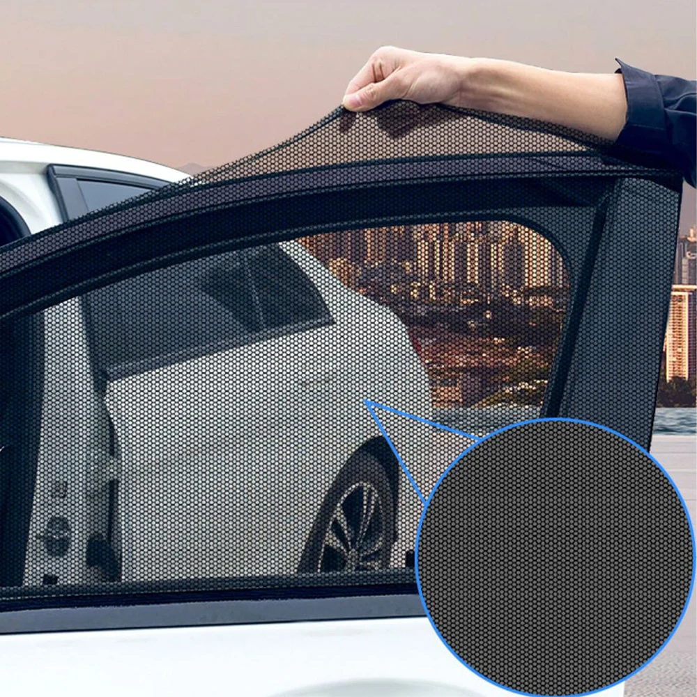2pcs NEW Car Sun Shade Styling Accessories Auto UV Protect Curtain Side Window Sunshade Mesh Sun Visor Protection Window Films
2pcs NEW Car Sun Shade Styling Accessories Auto UV Protect Curtain Side Window Sunshade Mesh Sun Visor Protection Window Films