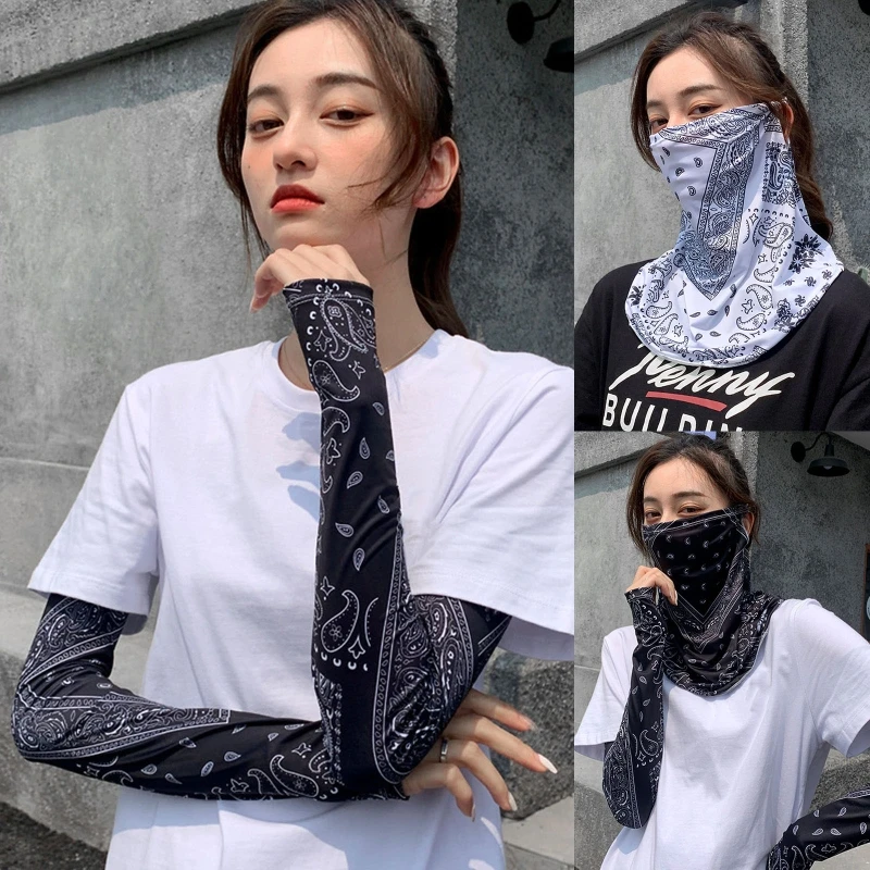 Bike Riding Sunscreen Ice Silk Sleeves Outdoor Mountaineering Fishing Breathable Mask Multifunctional Riding Mask T8NB
Bike Riding Sunscreen Ice Silk Sleeves Outdoor Mountaineering Fishing Breathable Mask Multifunctional Riding Mask T8NB