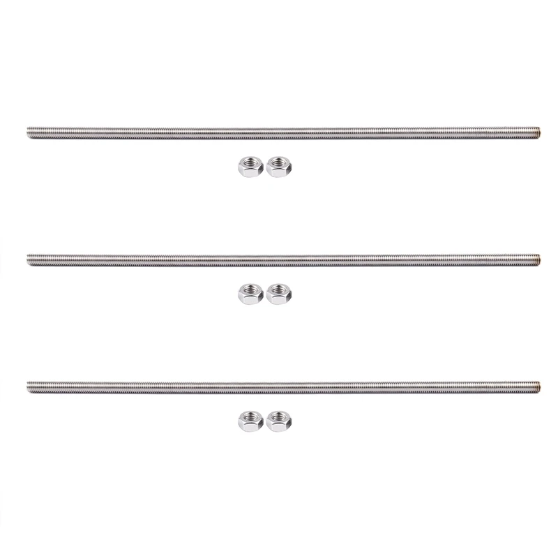 3X 320mm X M8 Stainless Steel Thread Bar Stock Rod Silver Tone 
3X 320mm X M8 Stainless Steel Thread Bar Stock Rod Silver Tone