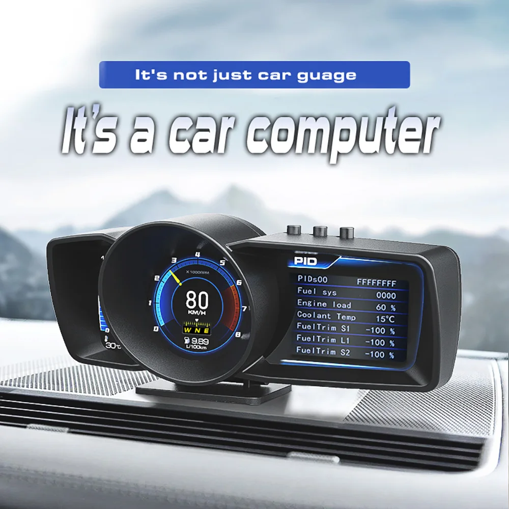 Digital LCD Guage Display OBD+GPS HUD Mini Speedometer Scanner Accelorator Turbo Brake Test For Universal Cars OBD GPS Gauge HUD
Digital LCD Guage Display OBD+GPS HUD Mini Speedometer Scanner Accelorator Turbo Brake Test For Universal Cars OBD GPS Gauge HUD