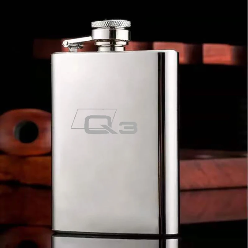 4 6 8 OZ Portable 304 Stainless Steel Hip Flask Whiskey Wine Pot For Audi Q3 Customized LOGO Flagon Outdoor Travel Wine Bottle
4 6 8 OZ Portable 304 Stainless Steel Hip Flask Whiskey Wine Pot For Audi Q3 Customized LOGO Flagon Outdoor Travel Wine Bottle