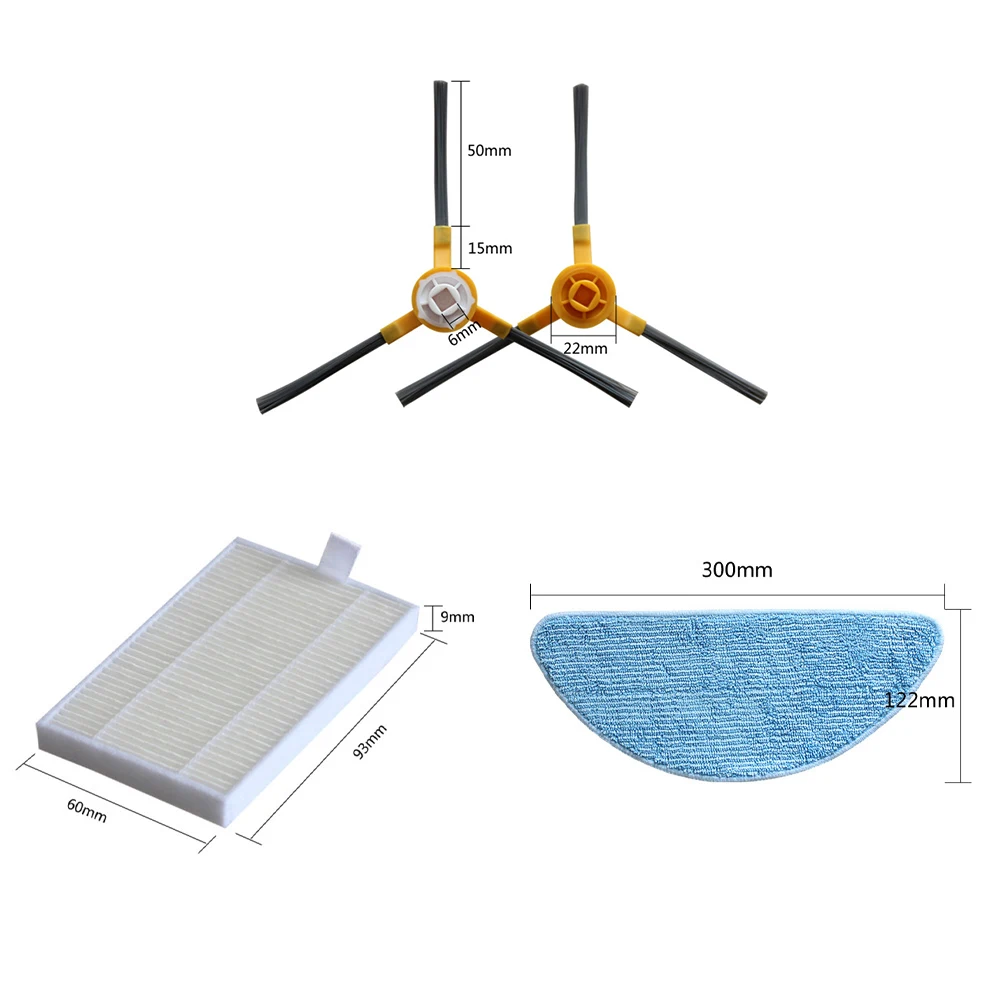Main Brush Filters Sets For ABIR X5,X6,X8 Robotic Vacuum Cleaner Spare Parts Central Brush Side Brush Filter Mop Cloth
Main Brush Filters Sets For ABIR X5,X6,X8 Robotic Vacuum Cleaner Spare Parts Central Brush Side Brush Filter Mop Cloth
