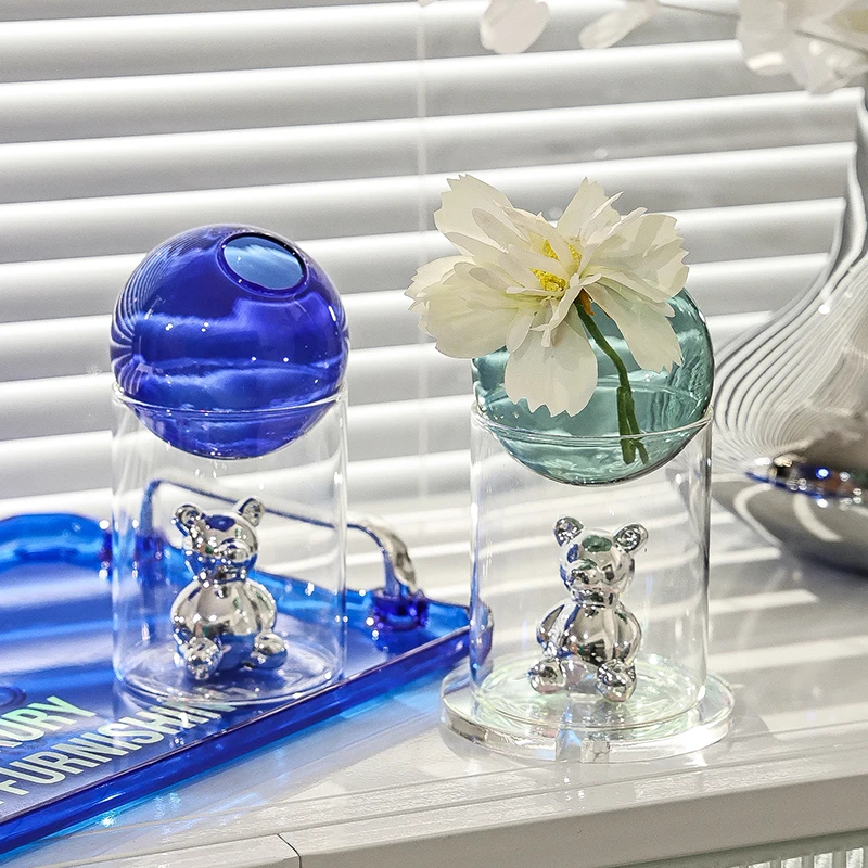 Creative Transparent Stained Glass Hydroponic Vase Flower Pot Decoration Cachepot For Flowers Nordic Home Living Room Decoration
Creative Transparent Stained Glass Hydroponic Vase Flower Pot Decoration Cachepot For Flowers Nordic Home Living Room Decoration