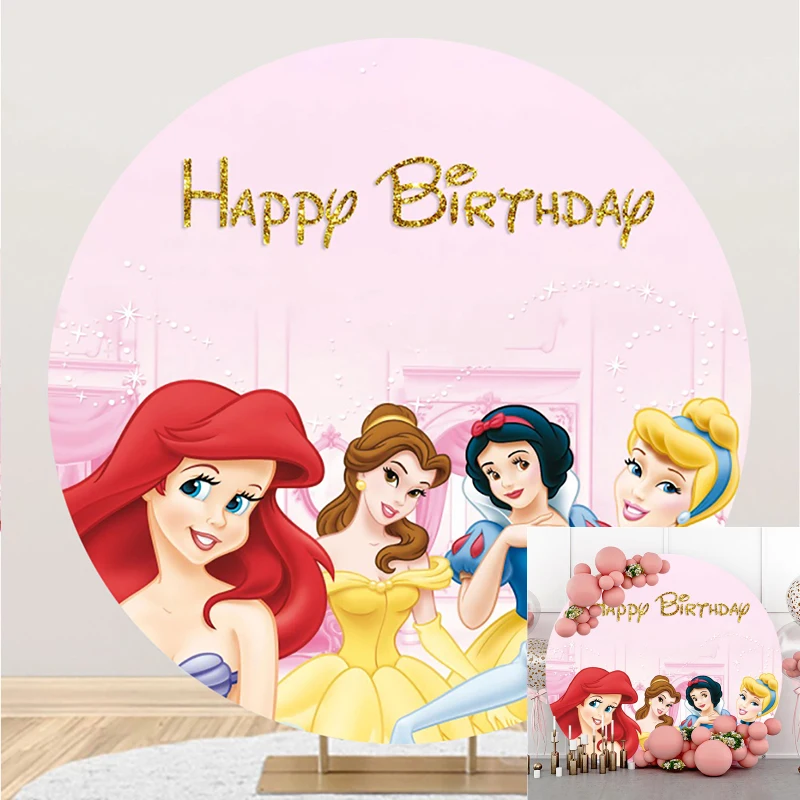 Disney Princess Ariel Circle Background The Little Mermaid Birthday Party Decoration Round Photography Backdrop Photo Studio
Disney Princess Ariel Circle Background The Little Mermaid Birthday Party Decoration Round Photography Backdrop Photo Studio