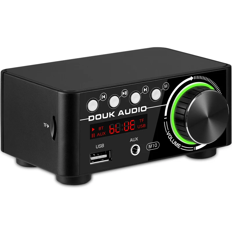 Bluetooth 5.0 digital power amplifier hifi power amplifier with fever audio U disk SD card MP3 lossless player
Bluetooth 5.0 digital power amplifier hifi power amplifier with fever audio U disk SD card MP3 lossless player