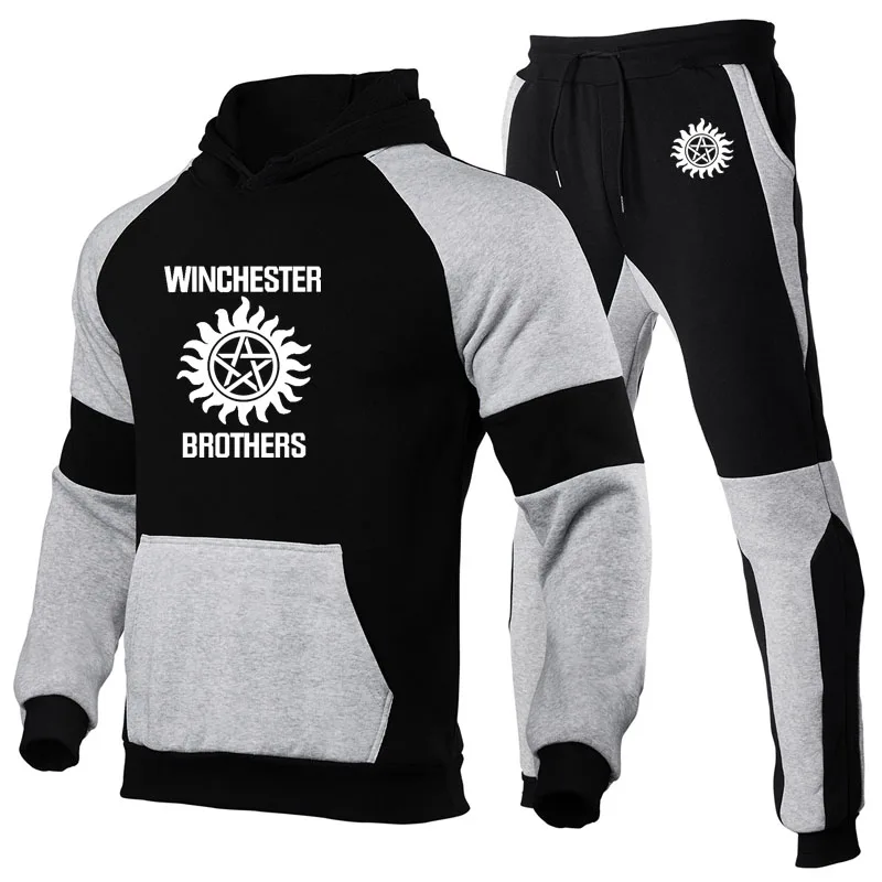 2022 spring autumn Tracksuit Supernatural winchester brothers Print Hoodies Men Suit Warm Hoodie+Pants Two-piece Sets
2022 spring autumn Tracksuit Supernatural winchester brothers Print Hoodies Men Suit Warm Hoodie+Pants Two-piece Sets