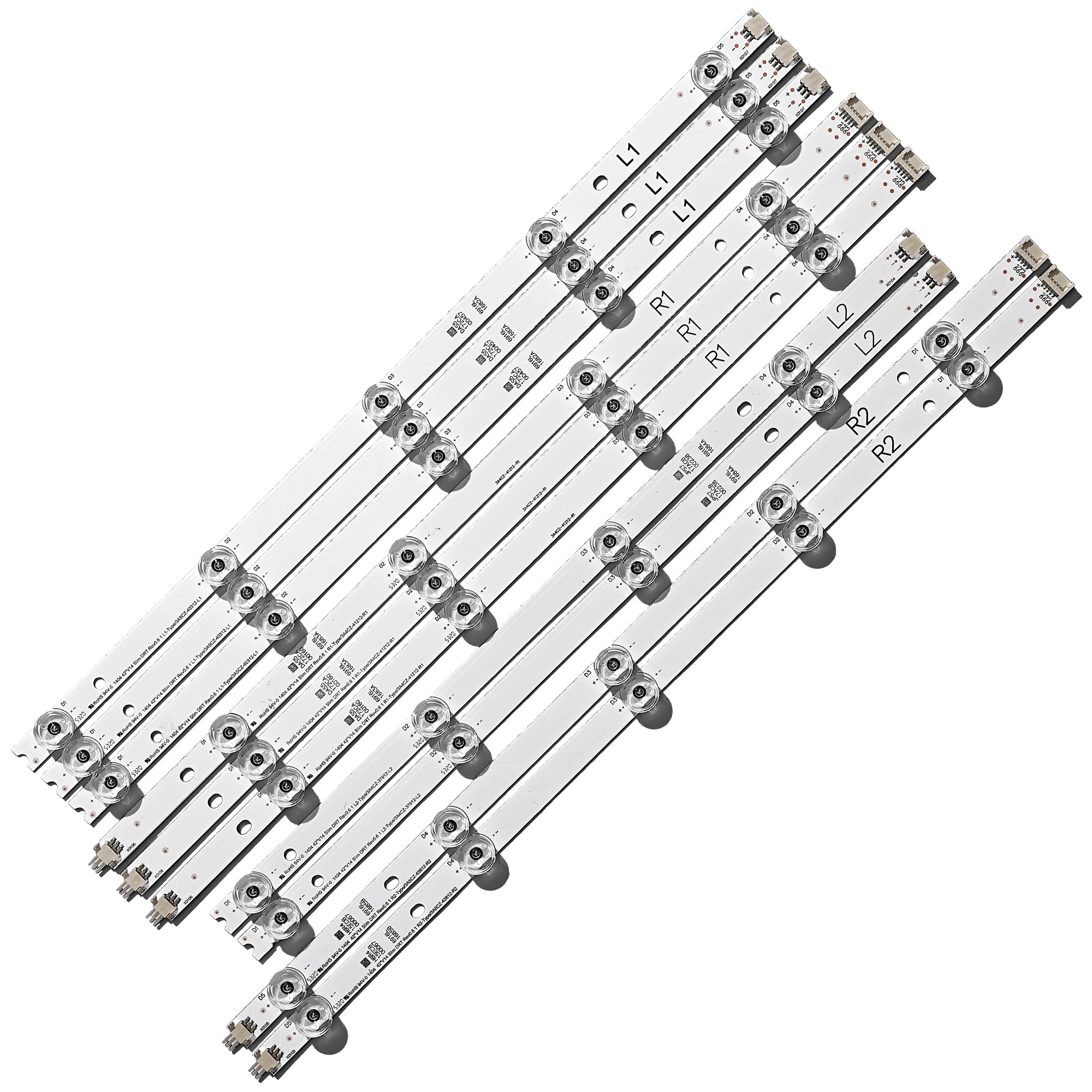 10Pcs x LED Backlight for LIG 42" TV V14 Slim DRT Rev0.6 6916L 1682A 1684A 1683B 1685B LC420DUH 42LY970H 42LB700V 42LB671V
10Pcs x LED Backlight for LIG 42" TV V14 Slim DRT Rev0.6 6916L 1682A 1684A 1683B 1685B LC420DUH 42LY970H 42LB700V 42LB671V