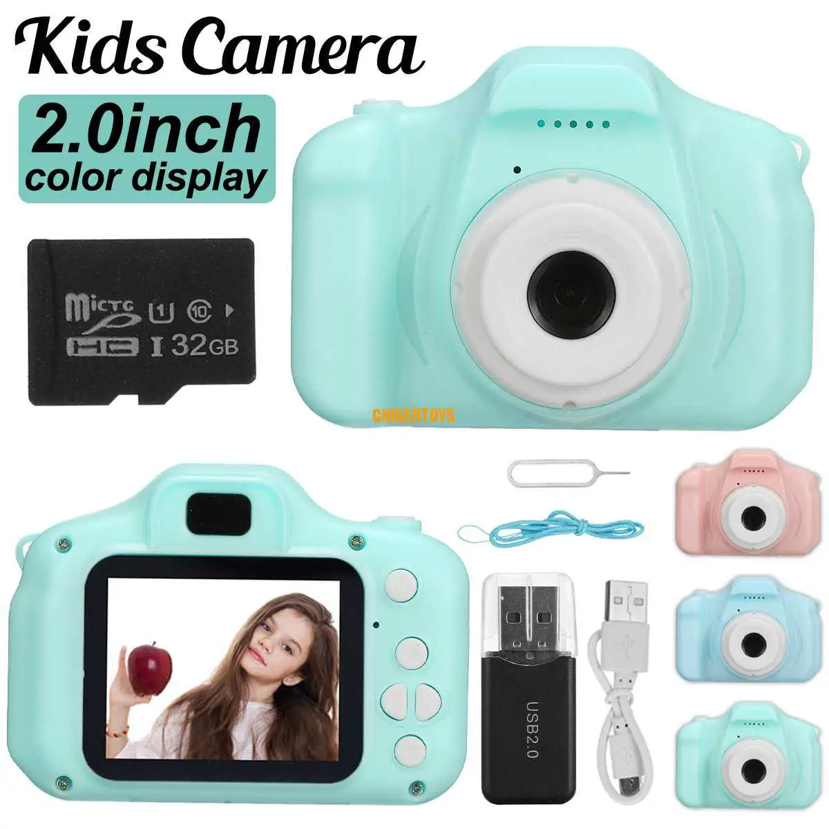 Mini Cartoon Photo Camera Toys 3 Inch 32GB HD Screen Childrens Digital Camera Video Recorder Camcorder Toys for Kids Girl Gift
Mini Cartoon Photo Camera Toys 3 Inch 32GB HD Screen Childrens Digital Camera Video Recorder Camcorder Toys for Kids Girl Gift