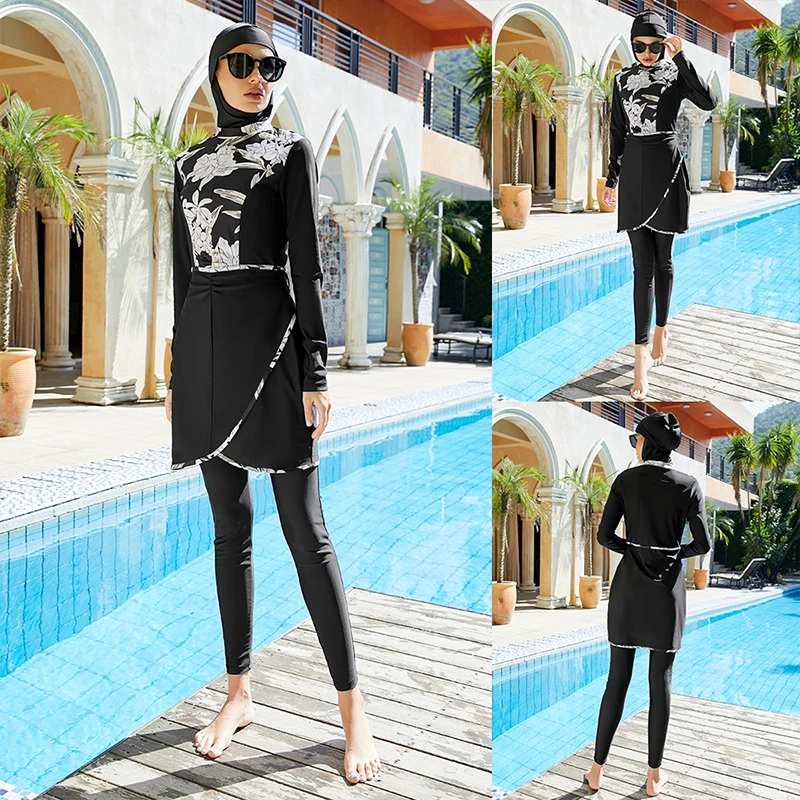 Мусульманский Хиджаб Burkini, купальник из 3 предметов, сдержанный купальник, Женская нестандартная юбка с принтом мусульманского ислама, пляж...
Мусульманский Хиджаб Burkini, купальник из 3 предметов, сдержанный купальник, Женская нестандартная юбка с принтом мусульманского ислама, пляж...