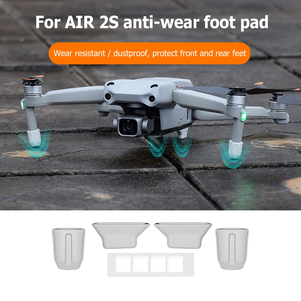 4pcs Landing Gear Protection Pad For DJI Mavic Air 2/Mavic Air 2S Legs Heightening Guards Protection Cover Drone Accessories
4pcs Landing Gear Protection Pad For DJI Mavic Air 2/Mavic Air 2S Legs Heightening Guards Protection Cover Drone Accessories