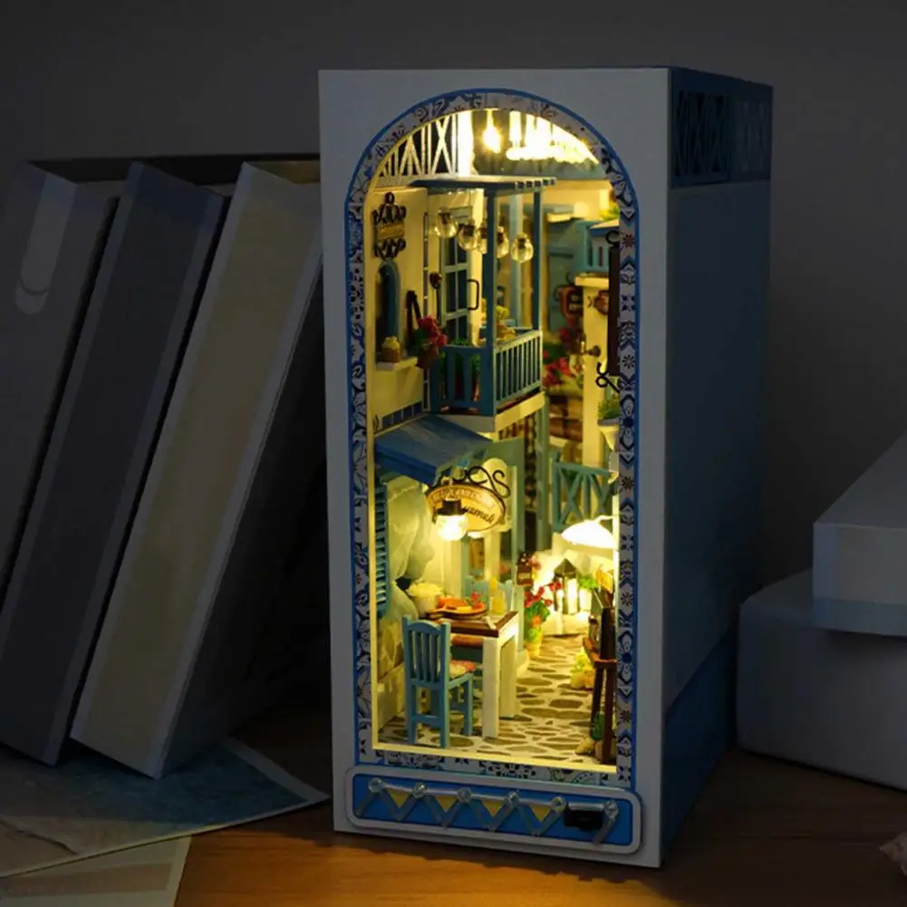Scaled Down Dollhouse Replica Diy Miniature House Kit Wooden Book Nook Shelf Insert Exquisite Miniature Building Kit for Adults
Scaled Down Dollhouse Replica Diy Miniature House Kit Wooden Book Nook Shelf Insert Exquisite Miniature Building Kit for Adults