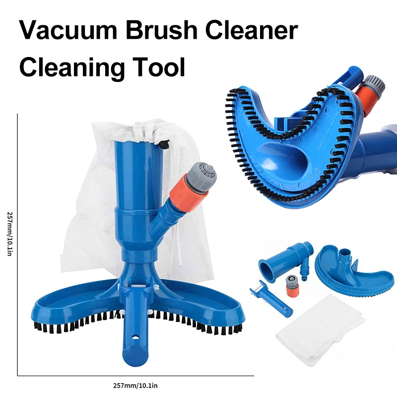 Swimming Pool Vacuum Cleaner Brush Cleaning Tool Suction Head Pond Fountain Hot Tub SPA Hot Spring Cleaning Maintenance Tools
Swimming Pool Vacuum Cleaner Brush Cleaning Tool Suction Head Pond Fountain Hot Tub SPA Hot Spring Cleaning Maintenance Tools