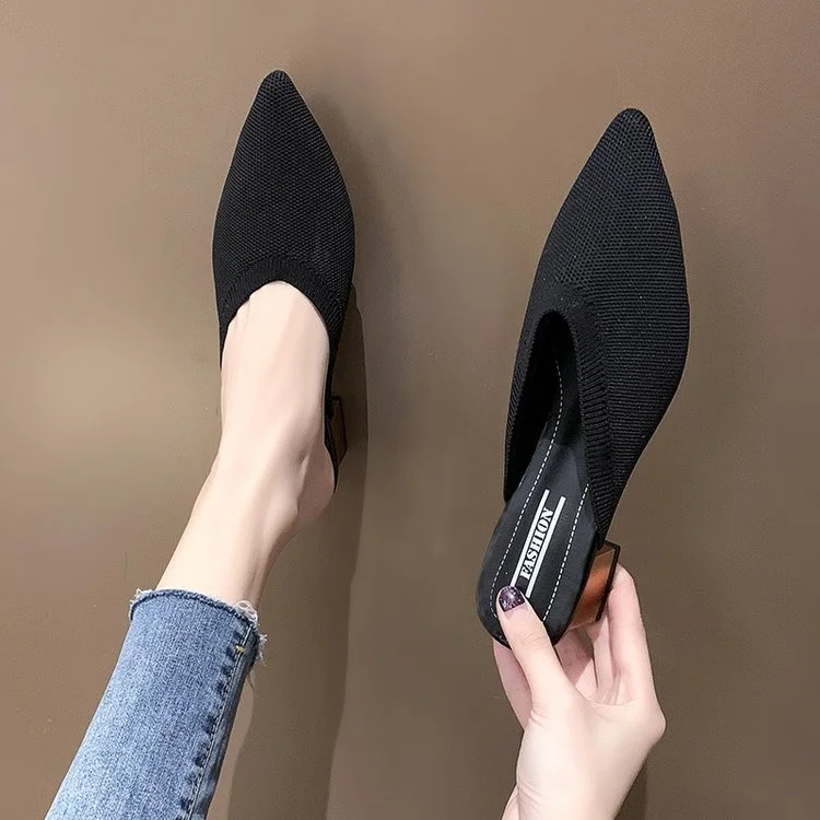 Шлепанцы женские на низком квадратном каблуке, сланцы с закрытым носком, модные туфли, роскошные базовые, Нескользящие, для девочек, 2021
Шлепанцы женские на низком квадратном каблуке, сланцы с закрытым носком, модные туфли, роскошные базовые, Нескользящие, для девочек, 2021