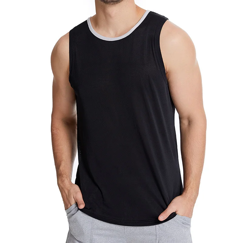 2022 new fashion men Tank Tops Gym Workout undershirt Elastic Sleeveless Shirt quick-drying fitness Sports Vest Men clothing
2022 new fashion men Tank Tops Gym Workout undershirt Elastic Sleeveless Shirt quick-drying fitness Sports Vest Men clothing