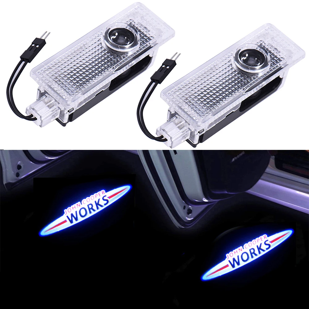2Pcs Car Door Welcome Light LED Projector Auto Logo Laser Lamp For Mini Cooper One S JCW R55 R56 R60 F55 F56 F60 Countryman
2Pcs Car Door Welcome Light LED Projector Auto Logo Laser Lamp For Mini Cooper One S JCW R55 R56 R60 F55 F56 F60 Countryman