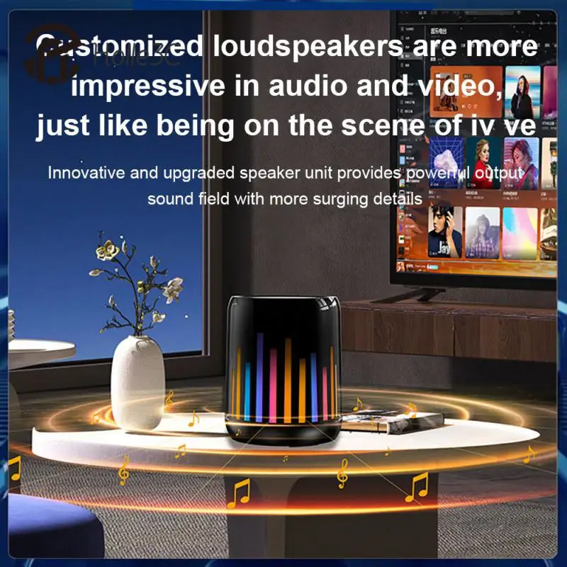 Rgb Light Reproducer Colorful Led Colorful Speaker Wireless Music Box Speaker Outdoor Sports Loudspeaker 3d Surround
Rgb Light Reproducer Colorful Led Colorful Speaker Wireless Music Box Speaker Outdoor Sports Loudspeaker 3d Surround