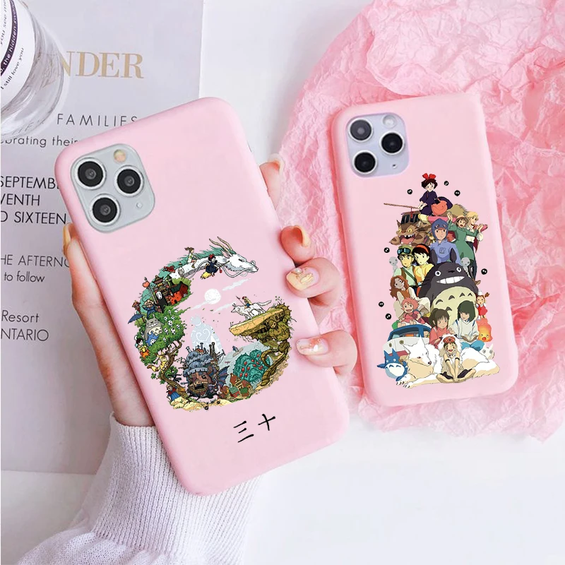 Totoro Spirited Away Candy Color Pink Phone Cover For iPhone 11 12 13 Pro Max X XR XS Max 6 6S 7 8 Plus 12 13Mini Soft TPU Case
Totoro Spirited Away Candy Color Pink Phone Cover For iPhone 11 12 13 Pro Max X XR XS Max 6 6S 7 8 Plus 12 13Mini Soft TPU Case