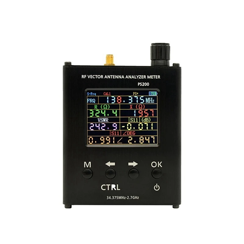 N1201SA+ 334.375MHZ-2.7Ghz UV RF Antenna Analyzer SWR Meter For Resistance Impedance SWR S11 PS200
N1201SA+ 334.375MHZ-2.7Ghz UV RF Antenna Analyzer SWR Meter For Resistance Impedance SWR S11 PS200