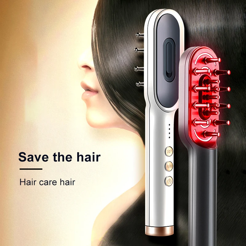 Electric Hair Growth Comb Infrared Laser Hair Care Style Anti-Hair Loss Hair Red Light Treatment Head Massager Hair Brush
Electric Hair Growth Comb Infrared Laser Hair Care Style Anti-Hair Loss Hair Red Light Treatment Head Massager Hair Brush
