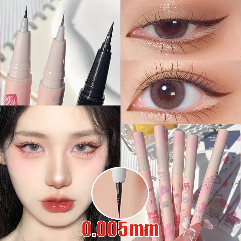 3/1Pc Waterproof Lying Silkworm Eyeliner Pencil 0.005 MM Ultra Thin Head Eyeliner Quick-drying Eye Makeup Cosmetic Wholesale
3/1Pc Waterproof Lying Silkworm Eyeliner Pencil 0.005 MM Ultra Thin Head Eyeliner Quick-drying Eye Makeup Cosmetic Wholesale