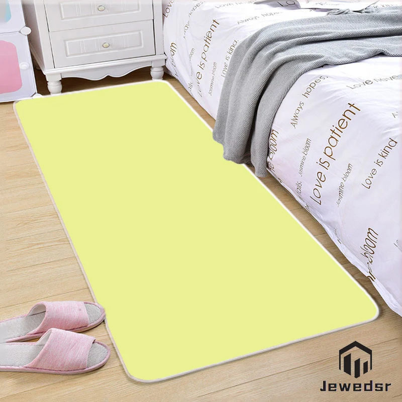 Flat color background bedroom kitchen bathroom hallway floor mat living room door inside and outside entrance non-slip mat
Flat color background bedroom kitchen bathroom hallway floor mat living room door inside and outside entrance non-slip mat