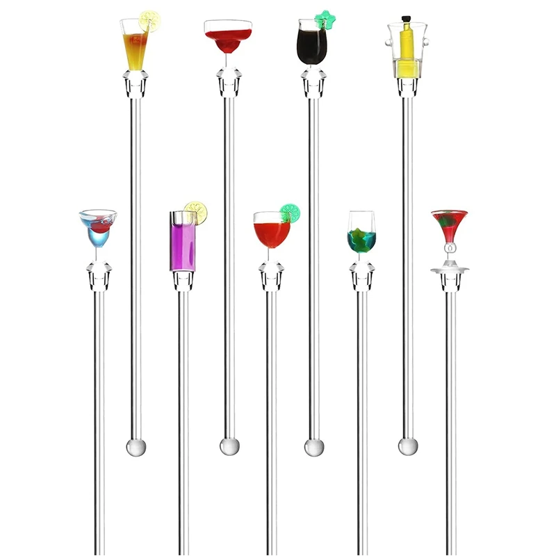 Acrylic Cocktail Stirrer Sturdy Cocktail Swizzle Stirrer Clear Swizzle Sticks Cocktail Colorful Cocktail Drink Stirrer
Acrylic Cocktail Stirrer Sturdy Cocktail Swizzle Stirrer Clear Swizzle Sticks Cocktail Colorful Cocktail Drink Stirrer