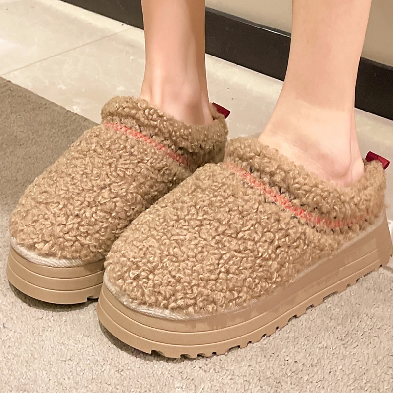 Women Slippers Winter New Flats Platform Casual Fur Home Cotton Shoes Indoor Suede Boots Slingback Walking 2023 Femme Flip Flops
Women Slippers Winter New Flats Platform Casual Fur Home Cotton Shoes Indoor Suede Boots Slingback Walking 2023 Femme Flip Flops