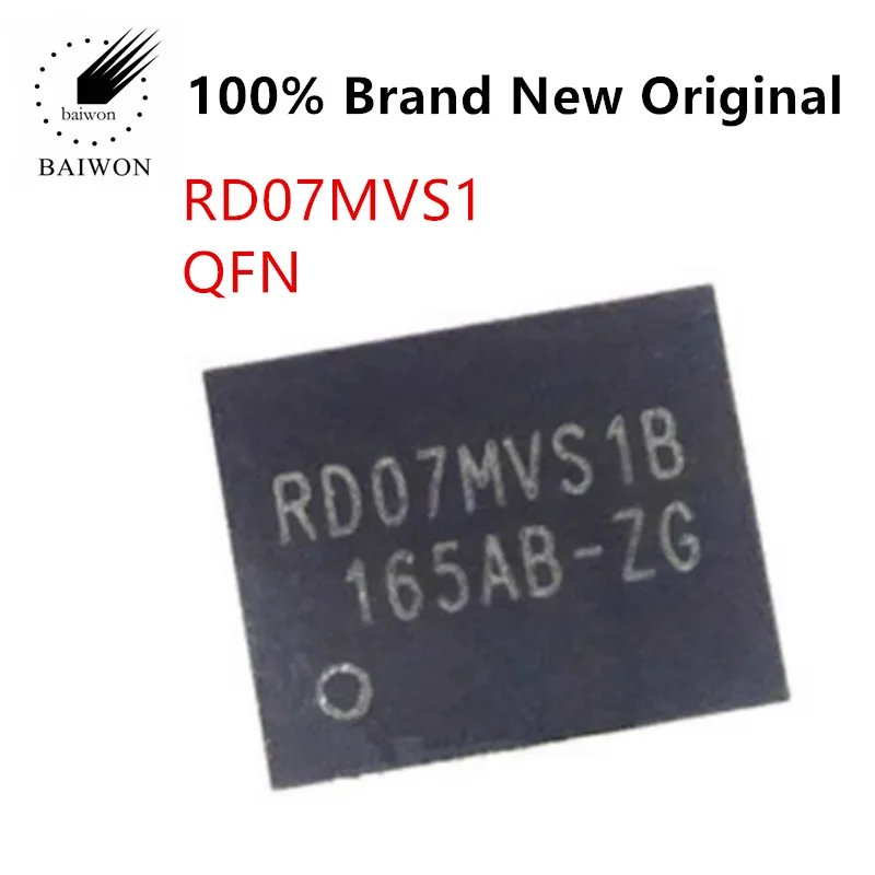 100% Original IC ChipS RD07MVS1B RD07MVSI QFN RF Power Amplifier Field-Effect Transistor Interphone Power Amplifier
100% Original IC ChipS RD07MVS1B RD07MVSI QFN RF Power Amplifier Field-Effect Transistor Interphone Power Amplifier