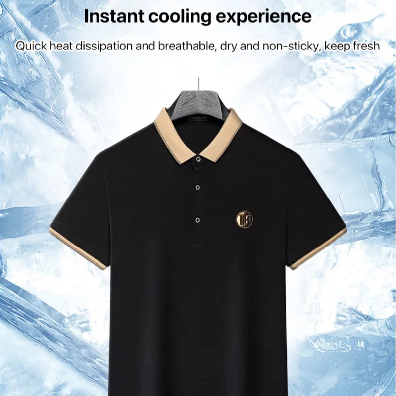 Summer Men's Short Sleeve Polo Shirts Casual Loose Fit T-Shirts Casual Style Clothing
Summer Men's Short Sleeve Polo Shirts Casual Loose Fit T-Shirts Casual Style Clothing