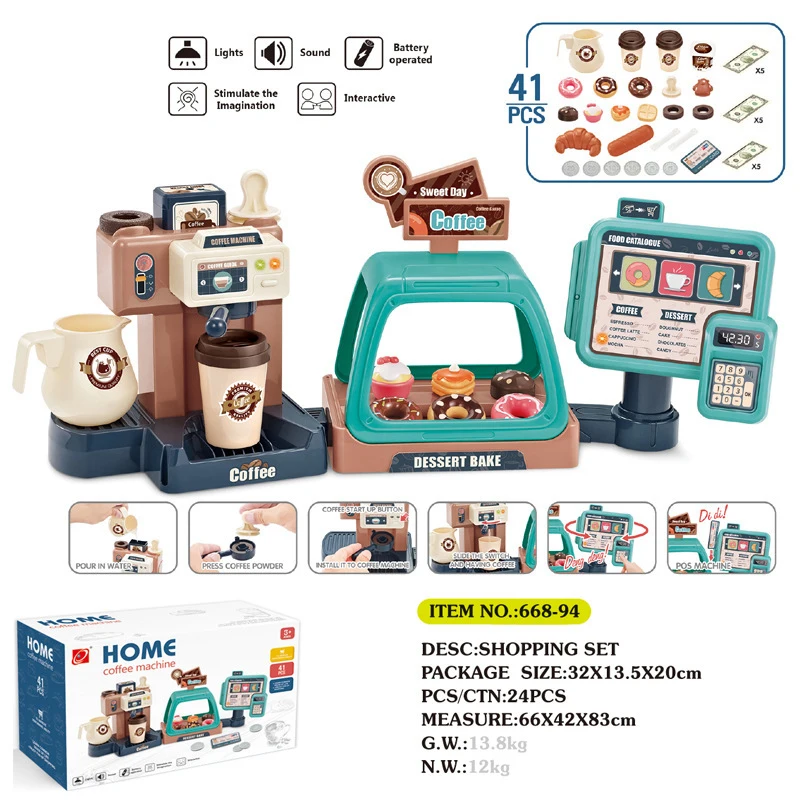 Children kitchen Toys For Girl Boy Set Cooking Aids Devices Children's Games 2 Years Simulation Food Bread Pretend Play Cash Toy
Children kitchen Toys For Girl Boy Set Cooking Aids Devices Children's Games 2 Years Simulation Food Bread Pretend Play Cash Toy