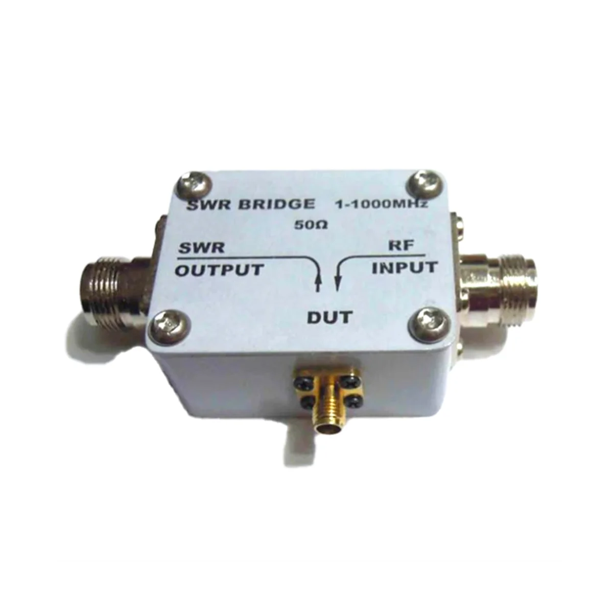 1MHZ-1000MHz SWR Bridge Reflection RF Bridge Standing Wave Directional Bridge for Antenna RF Network Measurement(B)
1MHZ-1000MHz SWR Bridge Reflection RF Bridge Standing Wave Directional Bridge for Antenna RF Network Measurement(B)