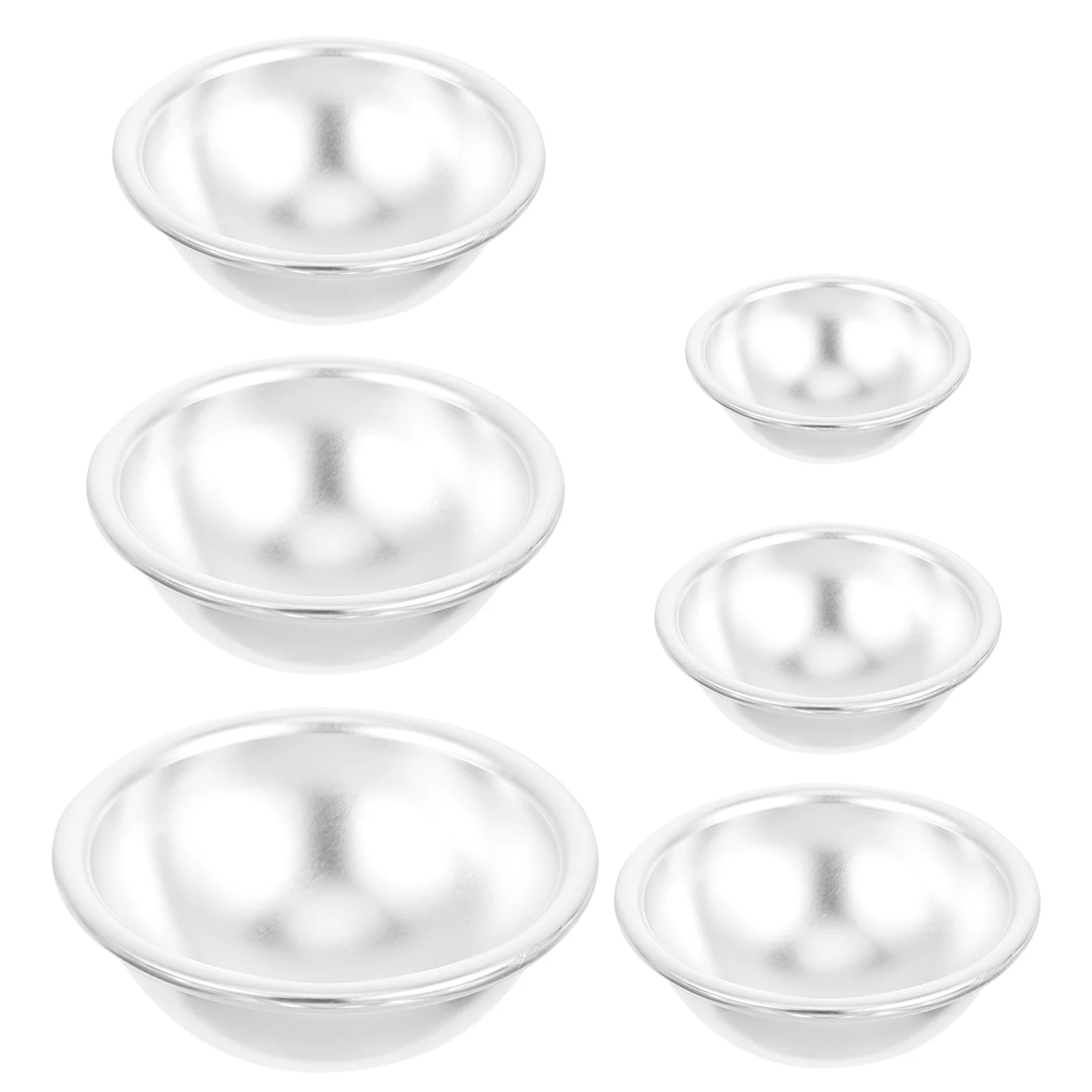 6pcs Aluminium Alloy Baking Molds Cake DIY Mold Baking Tool Bath Ball Mold
6pcs Aluminium Alloy Baking Molds Cake DIY Mold Baking Tool Bath Ball Mold