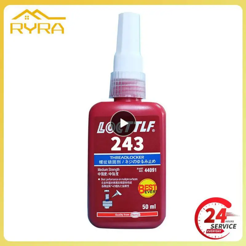 Screw Locking Agent Locking Adhesive 243 Screw Glue Anti-corrosion Threaded Nuts Metal Anaerobic Adhesive Home Accessories 50ml
Screw Locking Agent Locking Adhesive 243 Screw Glue Anti-corrosion Threaded Nuts Metal Anaerobic Adhesive Home Accessories 50ml