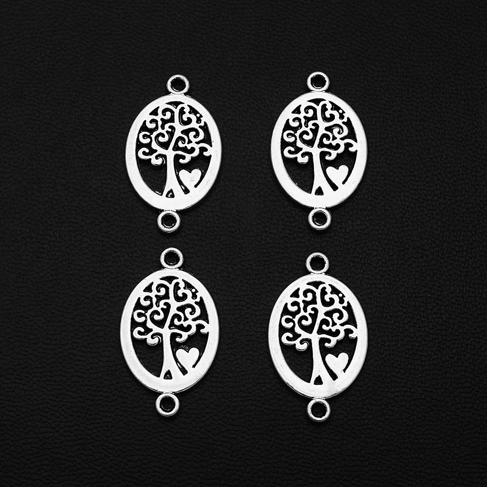 10pcs/Lots 14x23mm Antique Silver Plated Tree Of Life Charms Connector Heart Pendant For Diy Hqd Bulk Wholesale Jewelry Making
10pcs/Lots 14x23mm Antique Silver Plated Tree Of Life Charms Connector Heart Pendant For Diy Hqd Bulk Wholesale Jewelry Making