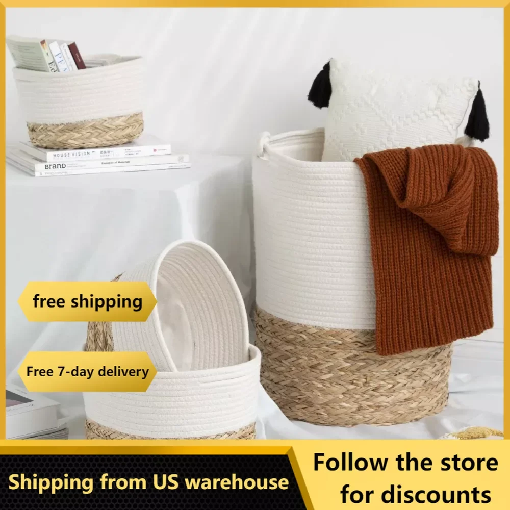 Woven Laundry Basket Set of 4 Wicker Laundry Hampers Free Shippng White Baskets for Bedroom Dirty Storage Hamper Organizer Room
Woven Laundry Basket Set of 4 Wicker Laundry Hampers Free Shippng White Baskets for Bedroom Dirty Storage Hamper Organizer Room